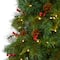 7ft. Pre-Lit Mixed Pine Artificial Christmas Tree, Clear LED Lights